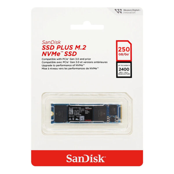 SSD Sandisk Plus 250GB NVMe M.2
