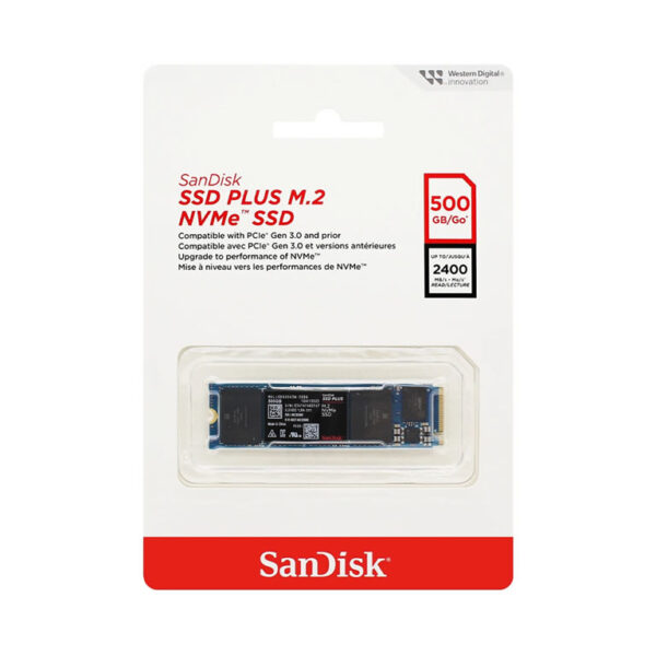 SSD Sandisk Plus 500GB NVMe M.2